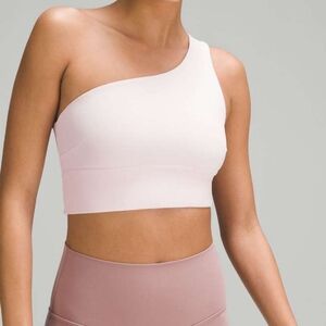 Lululemon Align Asymmetrical Bra Flush Pink Sz12